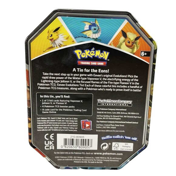 Pokémon TCG Trading Card Mixed Lot of 360 Modern Cards in Collectible Tin - Picture 14 of 15